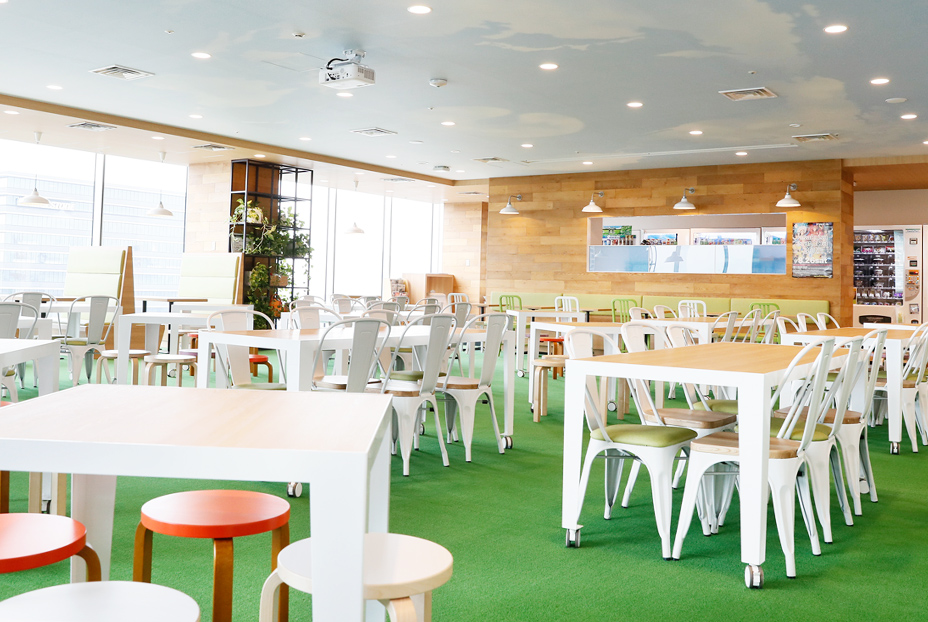 リフレッシュルームの風景