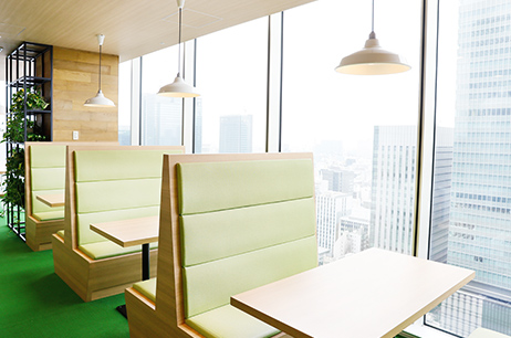 リフレッシュルームの風景