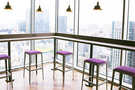 ガンホーカフェの風景